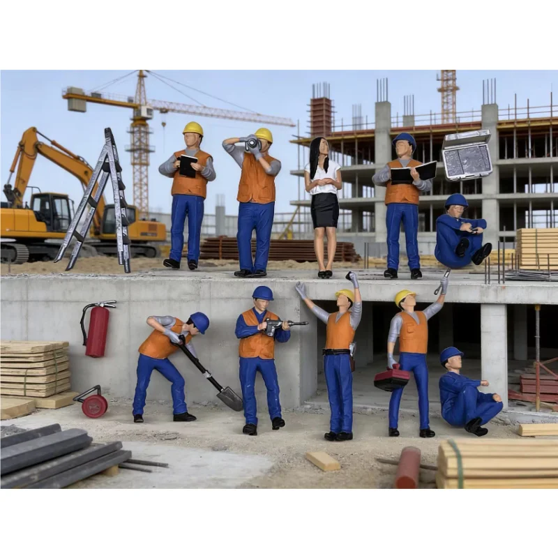 

Новинка в наличии: Масштабная модель 1/64 — строительная площадка с электродрелью, табуретом и лестницей. Миниатюрная модель для самостоятельной сборки, декоративный элемент для сцен, игрушка.