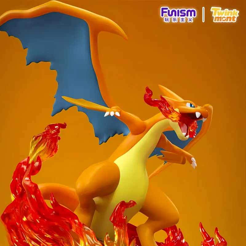 

Новинка! Оригинальная фигурка Funism x Pokémon Sparkling Moment Series: Чаризард Y-Mega Evolution. Модель-сюрприз, модный подарок.