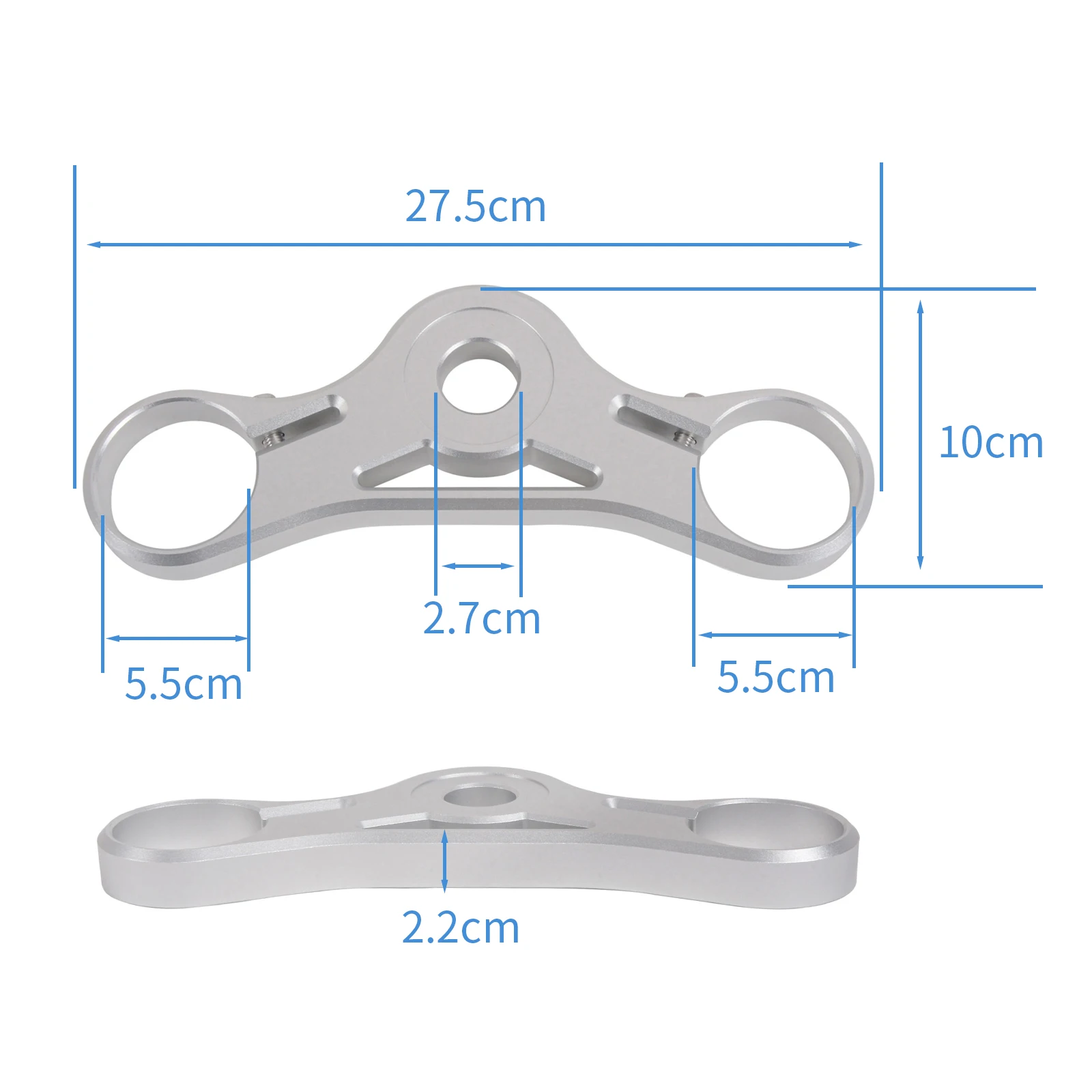 For BMW R Nine T R 9T RNINET Aluminum Motorcycle Accessories Upper Fork Triple Clamp Top Plate Bracket