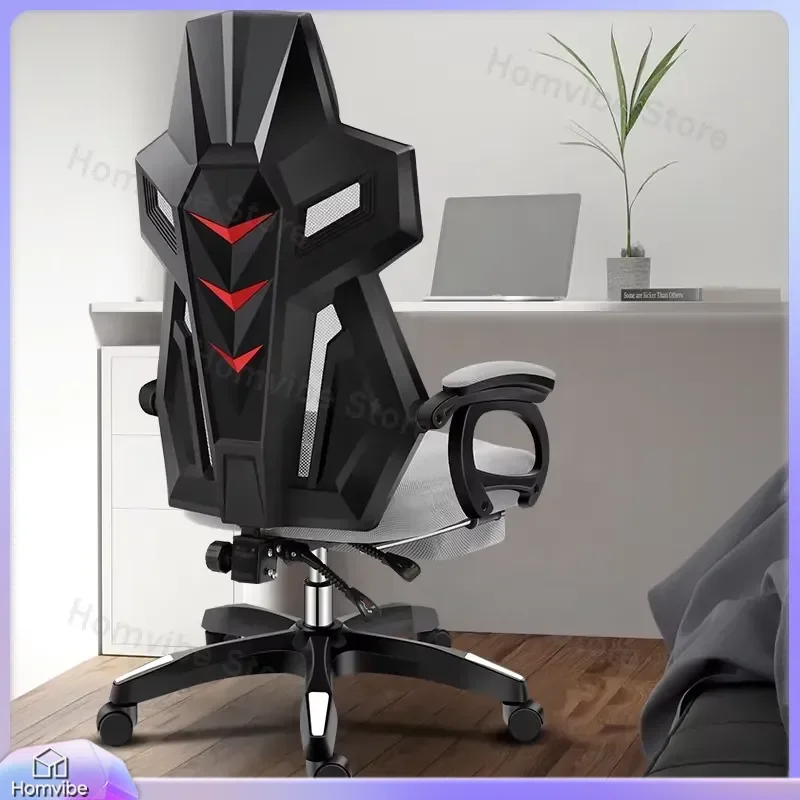 Ergonomic Gaming Chair with Lumbar Support Height Adjustable 360° Swivel PU Leather Computer Office Home Desk Chair Racing - view 3