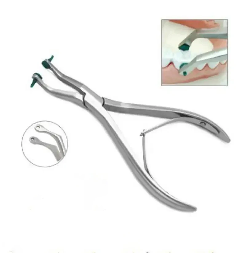 Dental Autoclavable Crown Remover Plier Forcep for Removing Temporary Teeth Tooth Romove Veneers Crown Dental Temporary