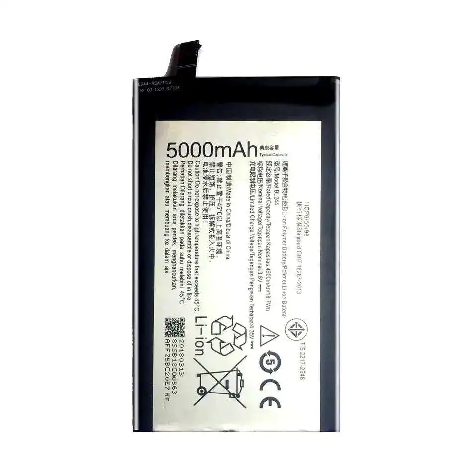 

4900mAh Long-Lasting For Lenovo P1 C58 C72 P1c58 BL244 Mobile Phone Battery