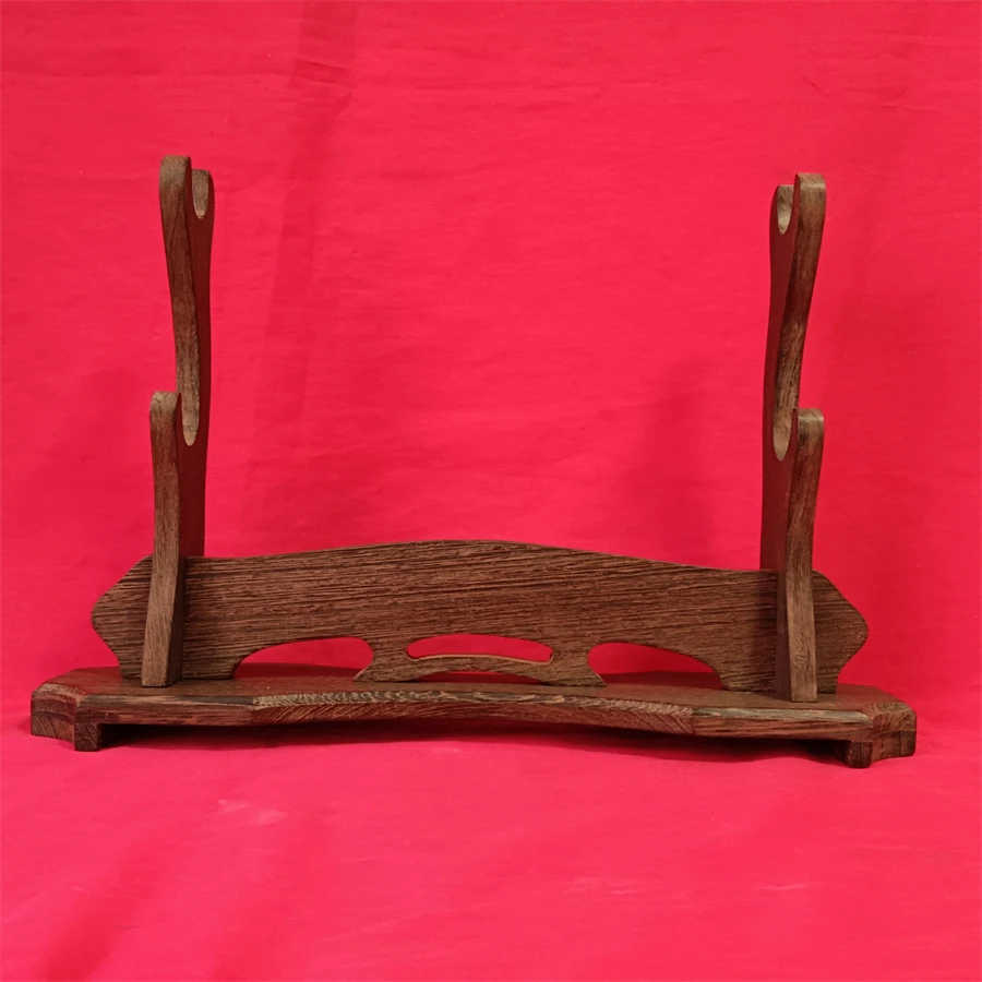 

HardWood Carved Stand Sword Display Stands For Japanese Samurai Katanas DISPLAY STANDS 2 Tier Solid Wood Stands Hot Sale