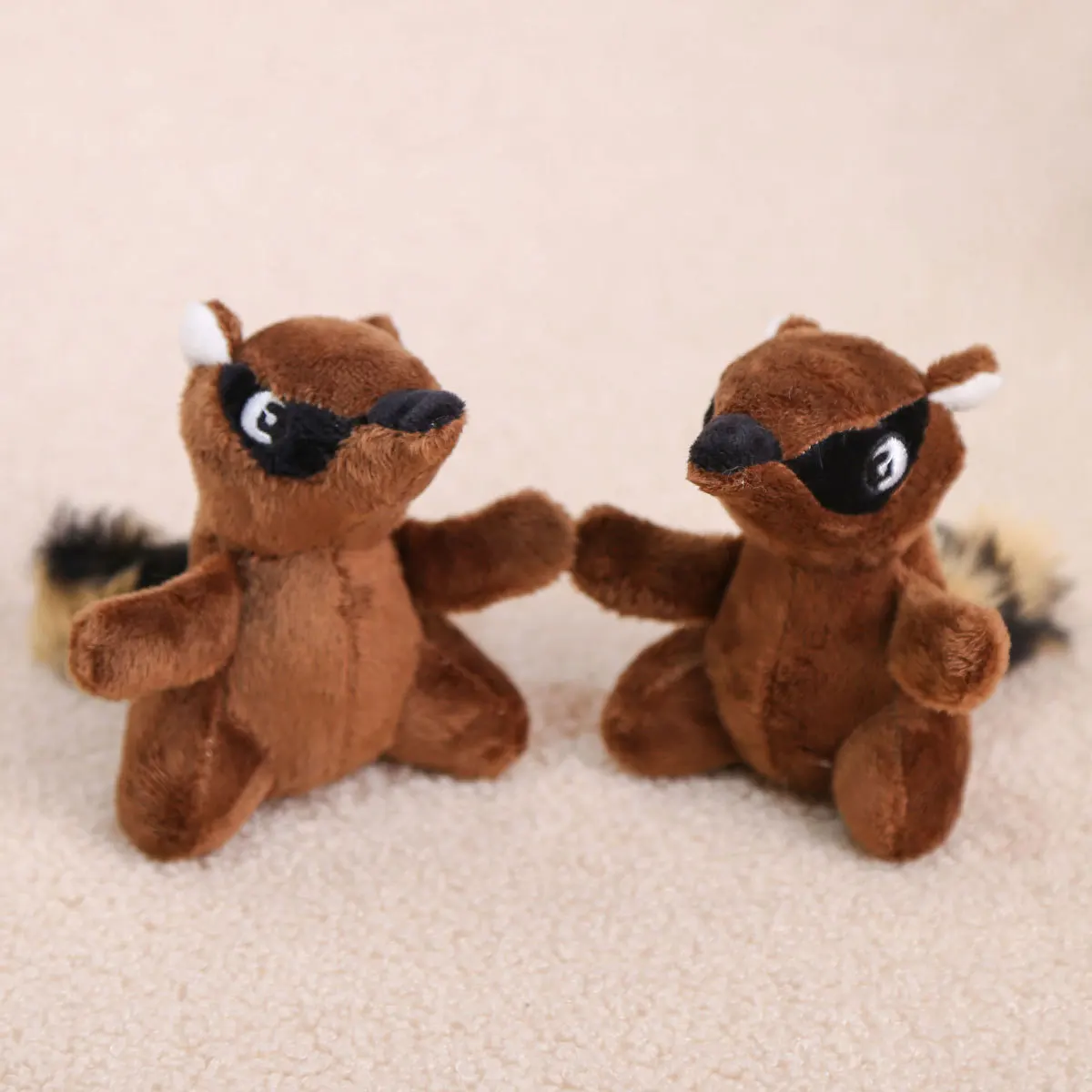 

Cute Little Squirrel Plush Doll Pendant Keychain Simulation Animal Plush Doll Squirrel Keychain Creative Birthday Gift Bag Decor