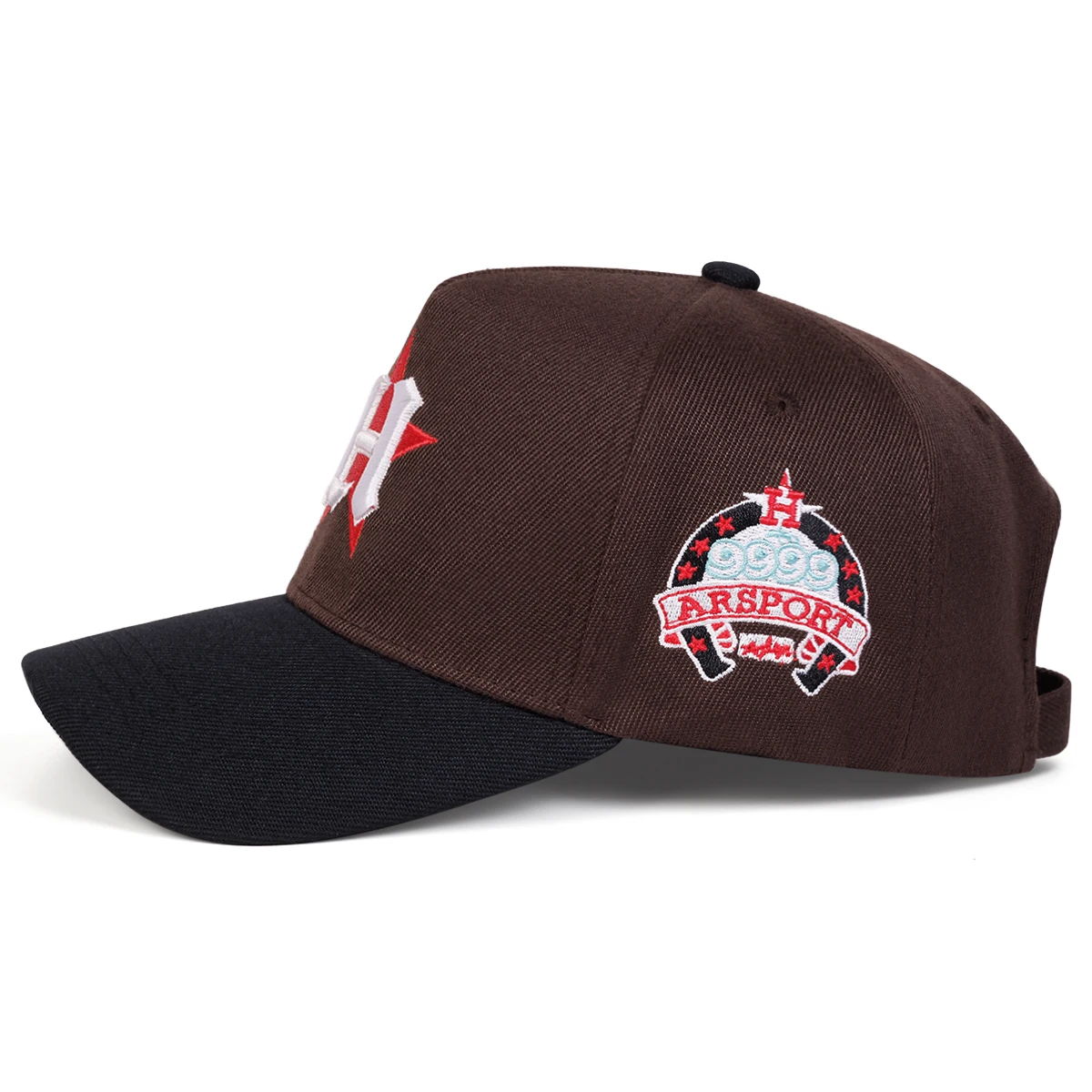 Unisex H Brief Pentagramm Stickerei Baseball Caps Frühling Herbst Outdoor Einstellbare Casual Hüte Sonnenschutz Hut Sport Kappe – Detail 3
