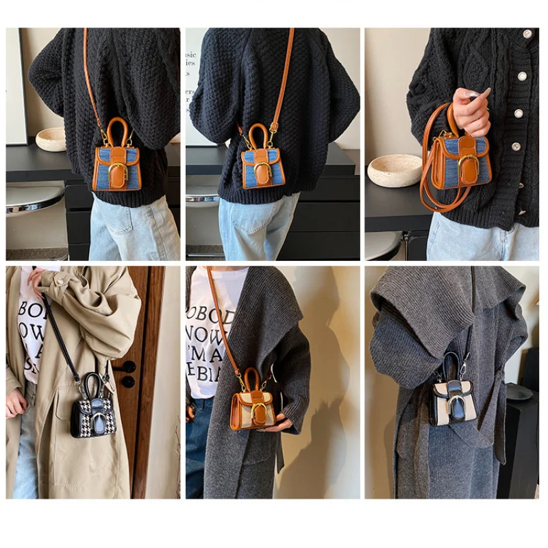 خريف شتاء جديد كلاسيكي طلاب المدارس المتوسطة/الابتدائية الأطفال حقيبة ساعي موضة حقيبة كروسبودي الفتيات حقيبة يد صغيرة
