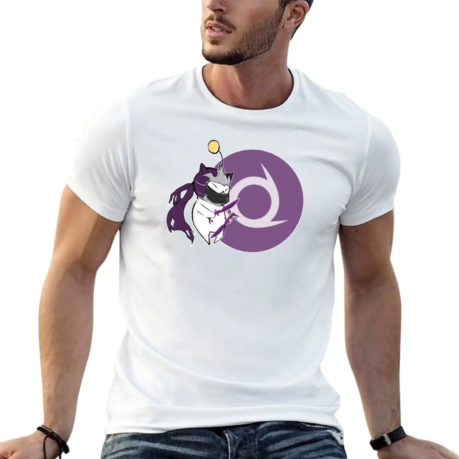

NINJA MOOGLE FFXIV T-Shirt t shirt man casual man t shirts cotton T-Shirt
