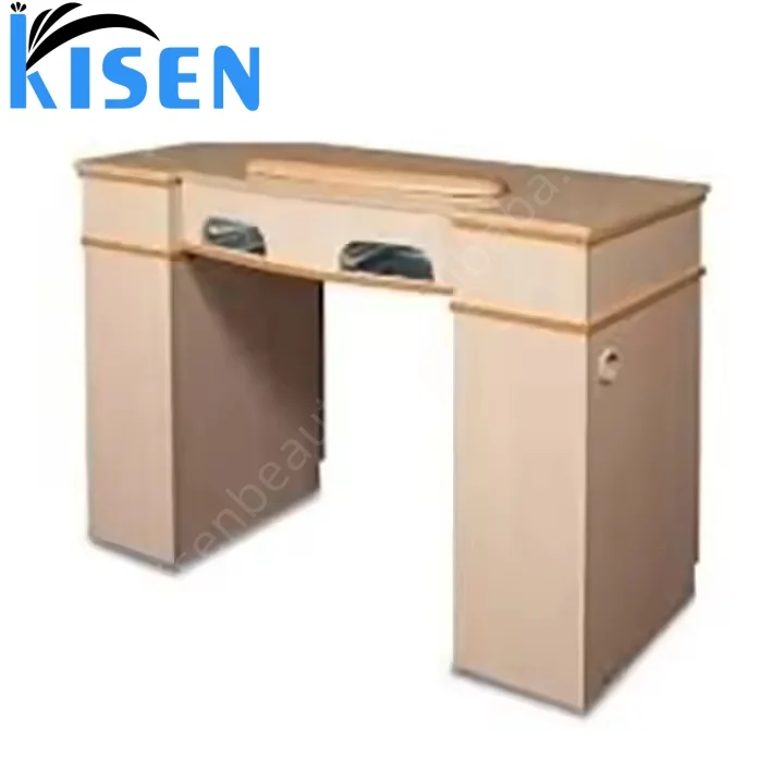 Nail Table Beauty Manicure  Desk Optional Dusty Collector Black White Beige Brown for Salon