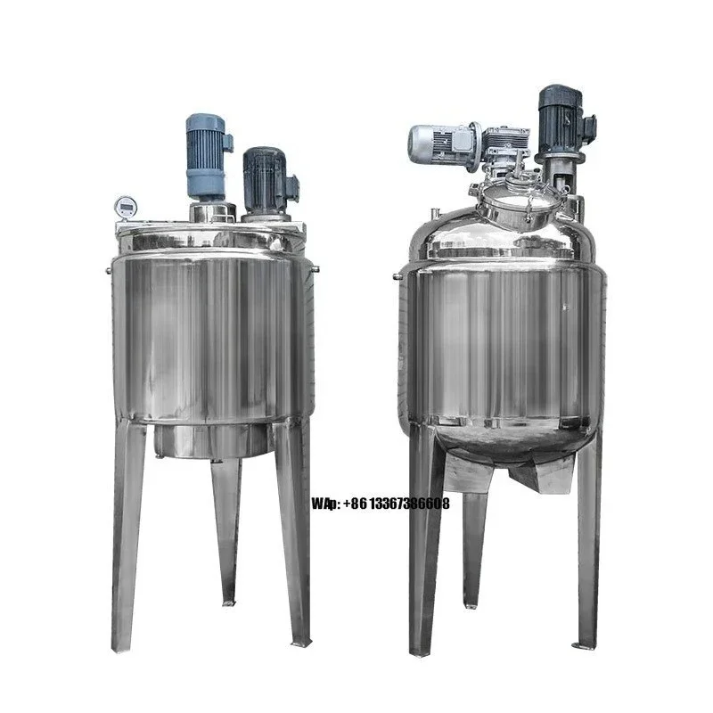Wholesale Electric Heating Vacuum Emulsifying Reactor for  Stainless Steel Dispersing Machine Mixing tank sealed