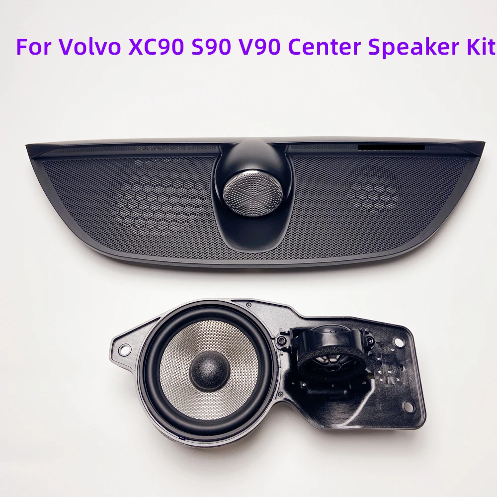 Car center speaker for Volvo XC90 S90 V90 instrument panel surround mid-high frequency speaker cover audio upgrade modification