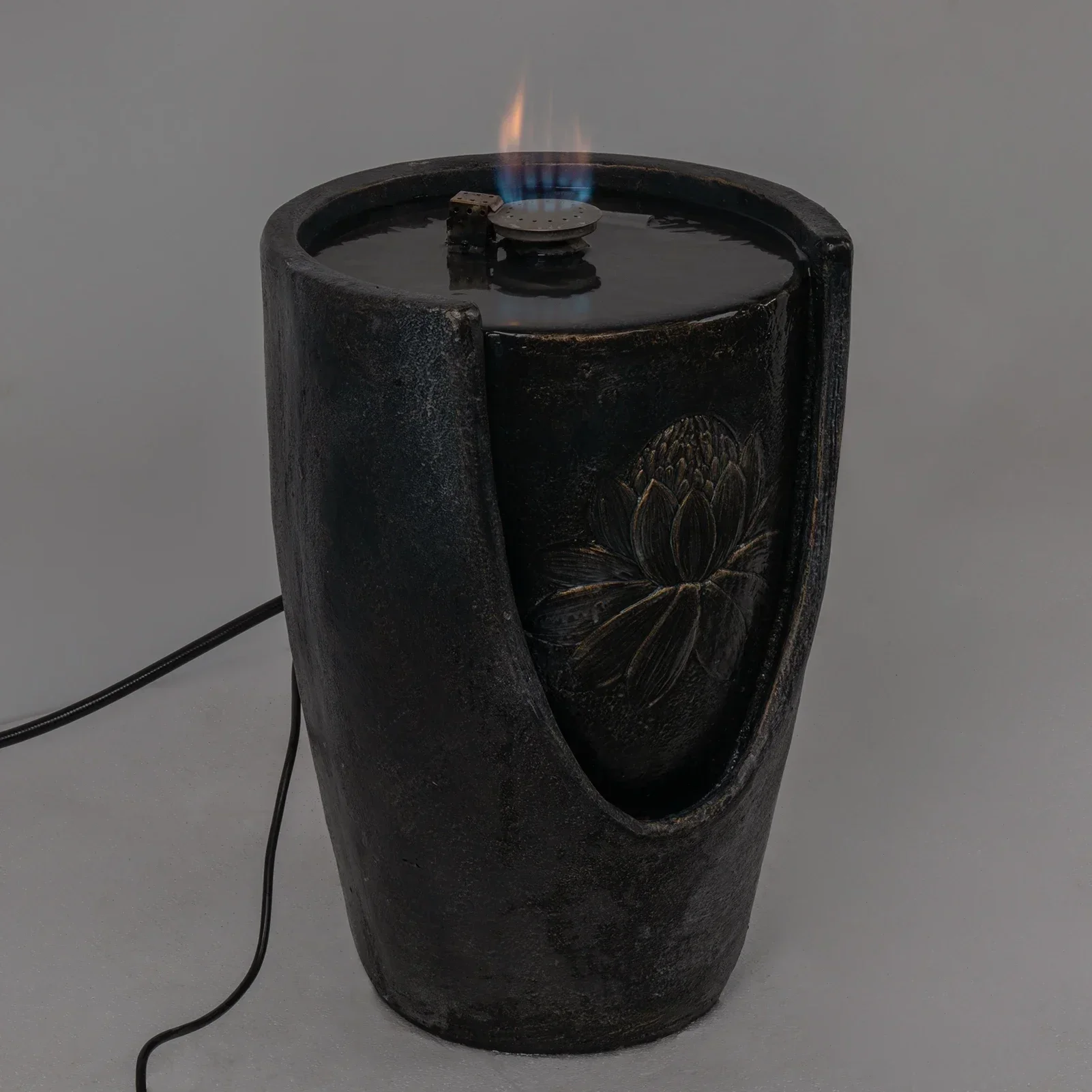 عبر الحدود المبيعات الساخنة برميل شكل الغاز Firepit في الهواء الطلق حديقة طاولة حريق سخان الغاز النار العمود التخييم الشواء دخاني Firep