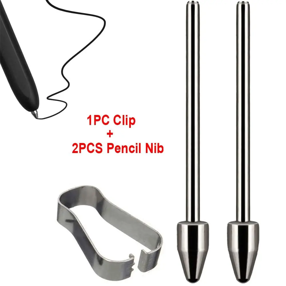 Tablet Pencil Nib Wear Resistant Replacable S Pen Nib Titanium Alloy Silver for Samsung Galaxy Tab S7/S8/S9+ S23 Note20