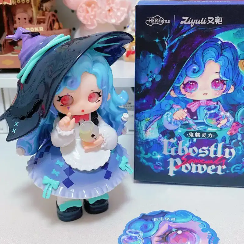 

Yooli Blind Box Collectible Art Toy Seventh Generation Ghost Power Cute Figurine Desktop Decor Ornament Gift For Adult Women