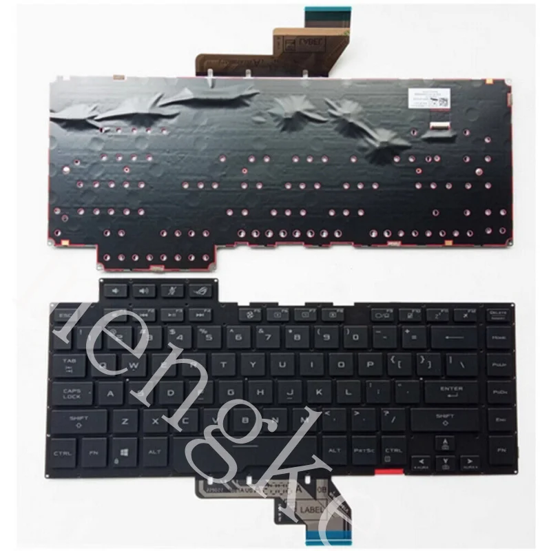 

A For Asus ROG Zephyrus GU502 GA502 GX502 GM502 Laptop RGB Backlit Keyboard Black