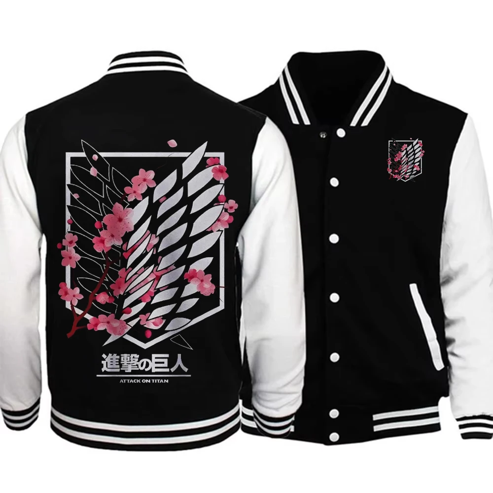 

2025 New Fashion AOT Baseball Clothing High Quality Baseball Jacket Men's Casual Trendy Autumn and Winter Top Clothing Popular