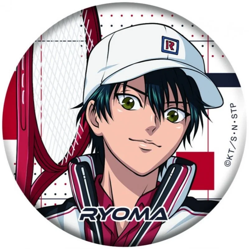 Anime Der neue Prinz des Tennis Ryoma U-17 Worldcup Semi Final Kleidung Cartoon Broschen Runde Abzeichen Peripherie Halloween Geschenk