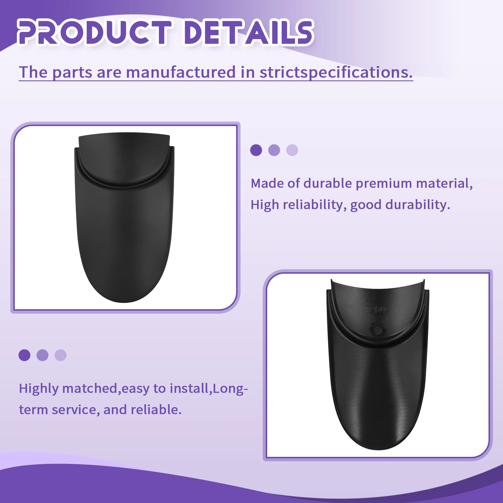 

Innovative Motorcycle Front Fender Mudguard Extender Splash Guard Extension For Speed Triple 1200 RS (2021-) 1200 RR (2022-)