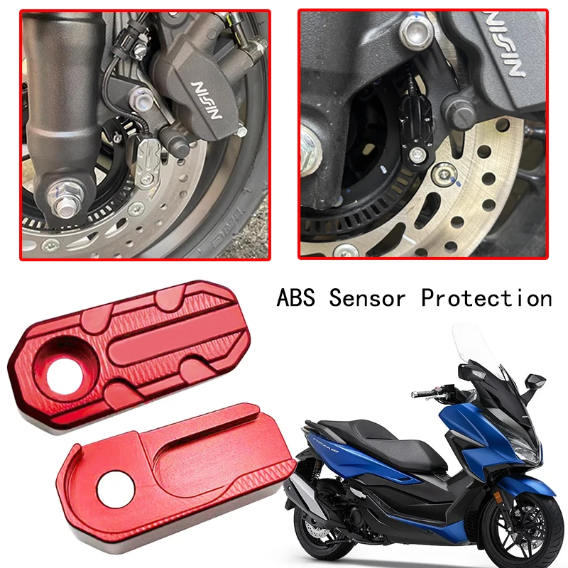 

Motorcycle Accessories Aluminum Front Brake Protective ABS Sensor Protection Guard Cover Fit For Honda Forza350 NSS350 FORZA 350
