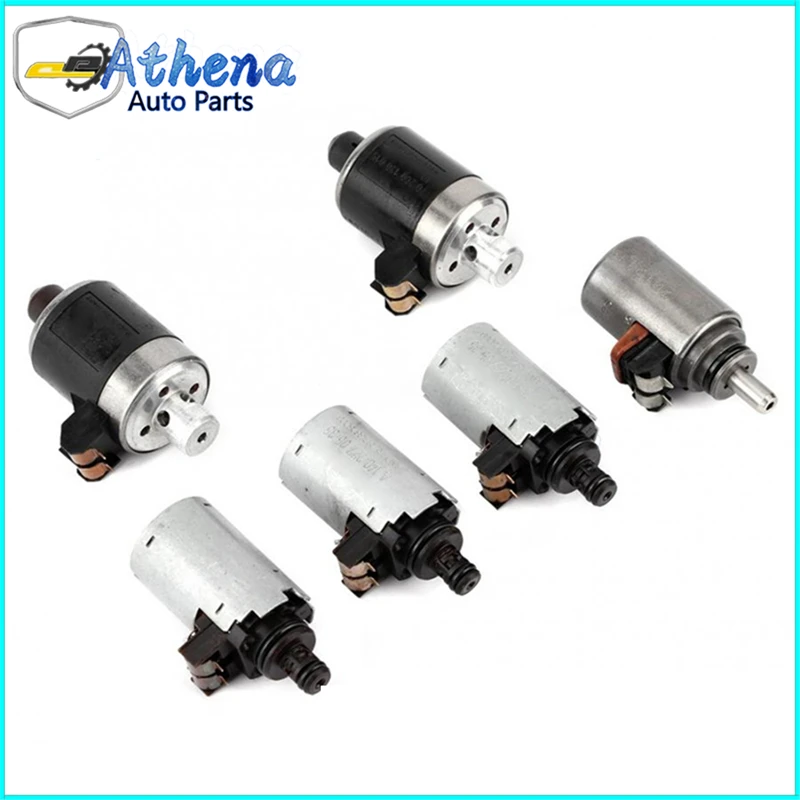 6Pcs 722.6 Automatic Transmission Solenoids Set Fit For Mercedes-Benz S350 5-Speed Gearbox A1402770398 A1402770435 A1402770535