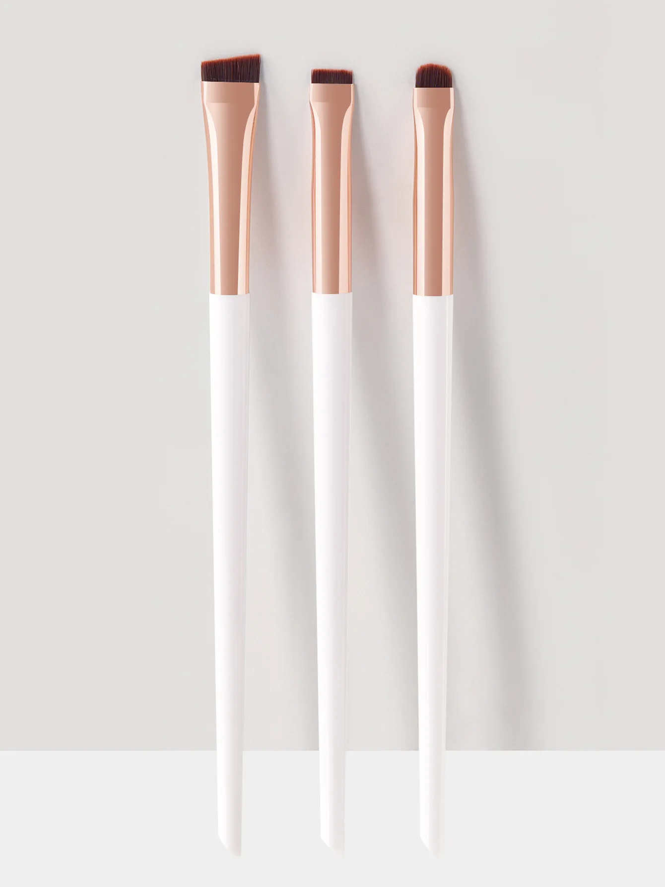 3-delige wenkbrauw- en ooglijnborstels, ultradunne oogschaduwborstels