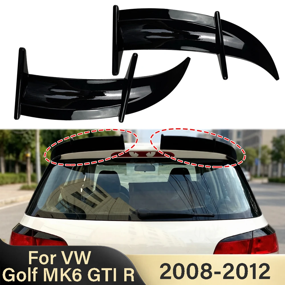 Rear Roof Wing For VW Golf MK6 GTD GTI R 2008-2012 AK-Style Top Trunk Tail Fin Spoiler BodyKit Auto Modification