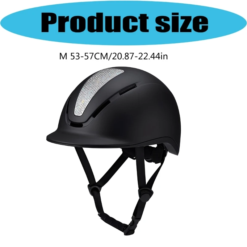 High Performances Equestrian Safety Helmet With Adjustable Strap For Most Ages