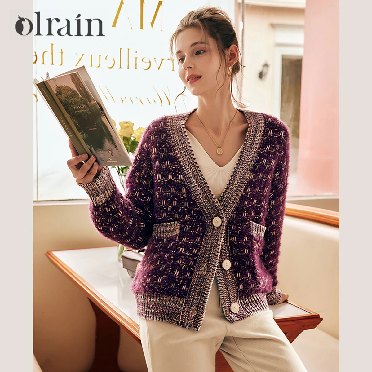 Olrain Women‘S Purp… - image