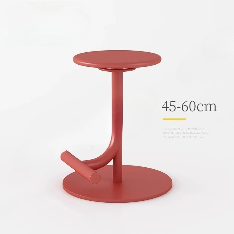 

Luxury Adjustable Bar Stool, Tea Shop High Stool, American Front Counter Bar Chair, Home Round Stool, Stylish Lift Seating