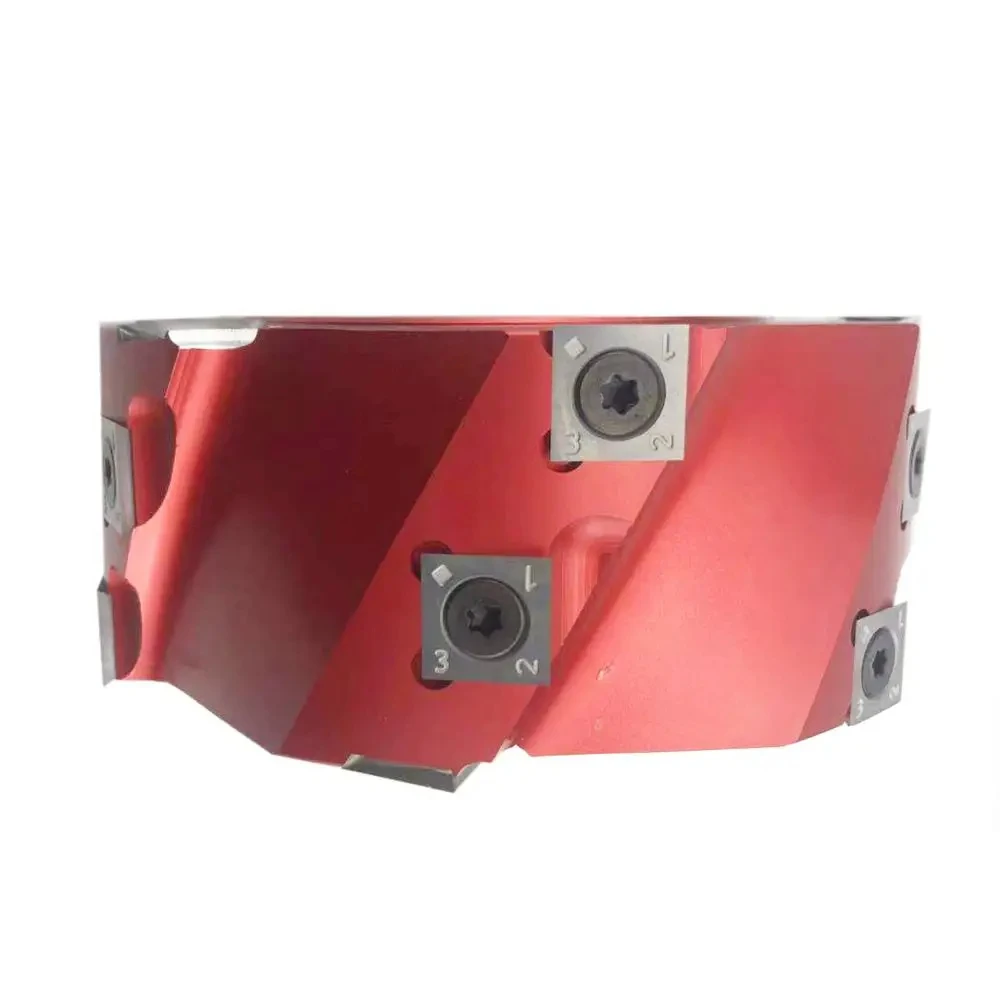Livter Flat Cutterhead Sprial Planing Cutter Head Helical Cutter for Spindle Machine 4-side Moulder 6T apply wood machine