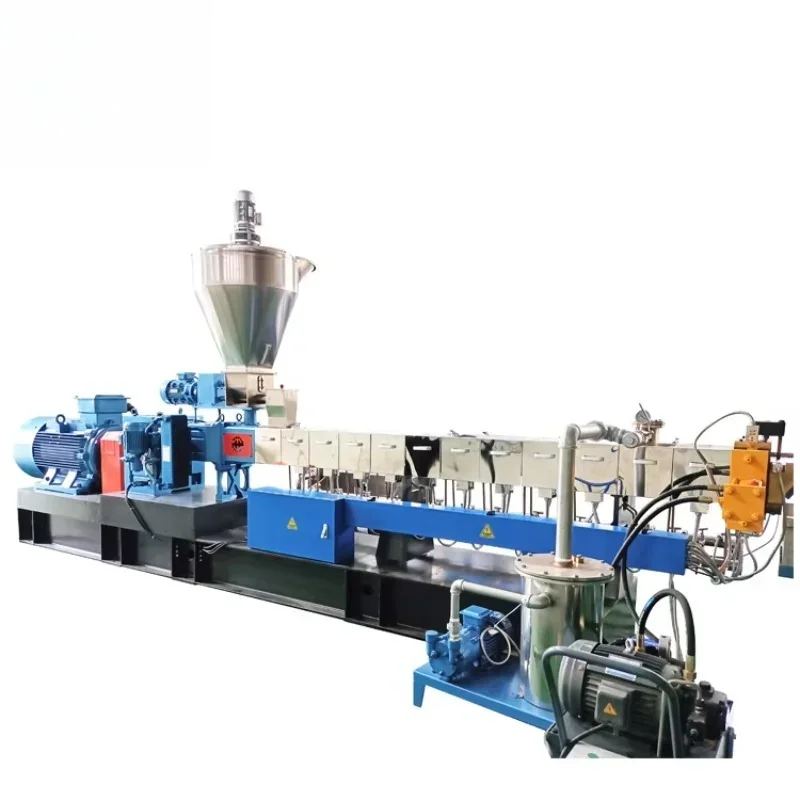 Customized Twin Screw Extruder Plastic Granule Compounding Pelletizing Production Processing Machine