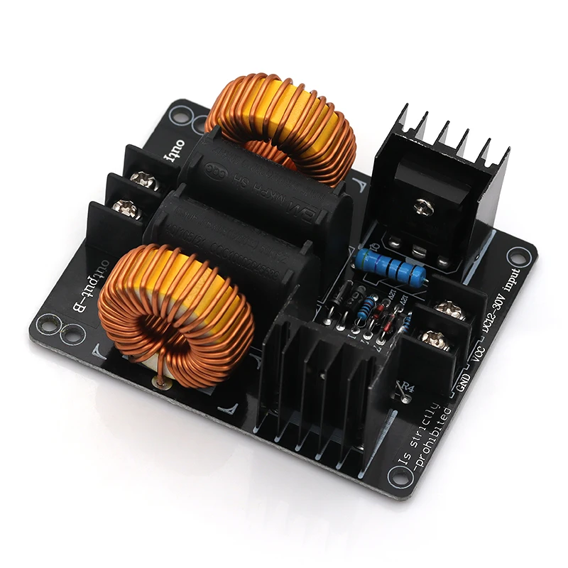 ZVS Power Supply Boost High Voltage Generator Drive Board DC12/5A-30V/10A Induction Board Heating Module for Electronics