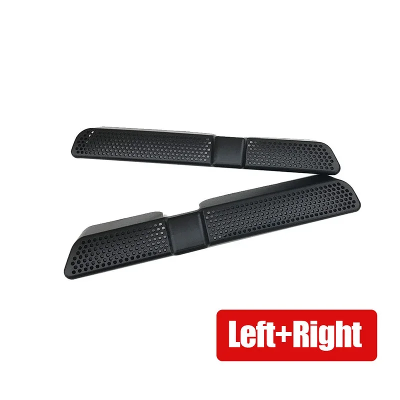 1Pair Car Air Outlet Covers for Skoda Kodiaq 2016 2017 2018 Rear Seat Under Air Conditioner Vent Cover Net Car Decor Accessories