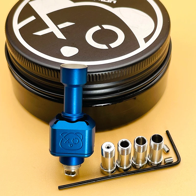 DSX WICK'D XO RBA Boro Bridge Panda Rba Boro 장치/빌렛/BB 모드 키트용 5PCS 에어 핀이 있는 재구성 가능한 탱크 분무기
