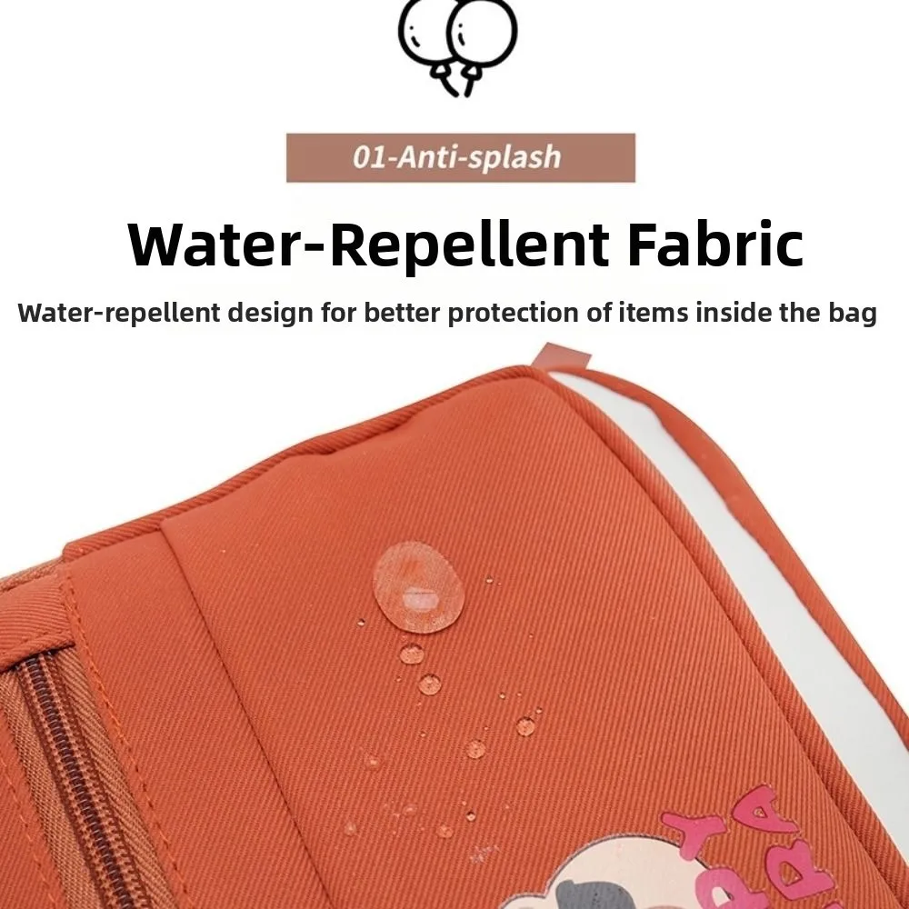 

Trendy Cartoon Capybara Backpack Cute Casual Style School Bag with Pendant Large Capacity Casual Shoulder Bag Travel