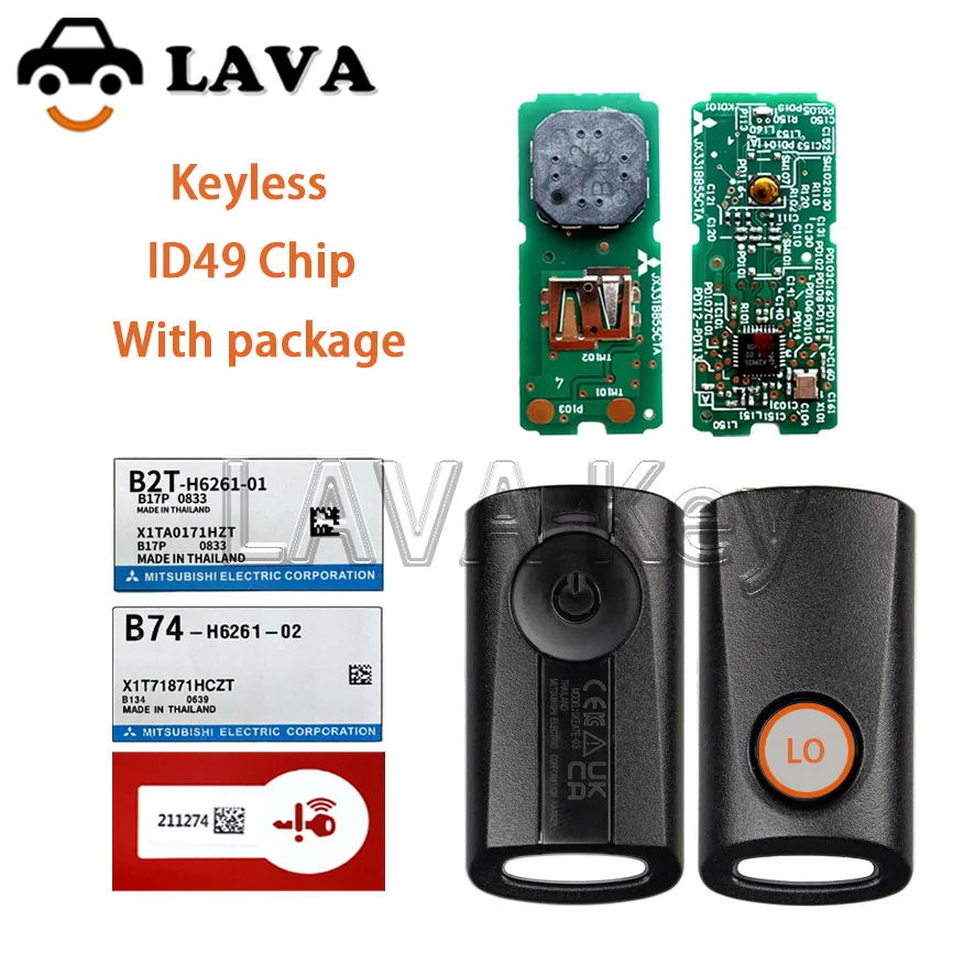 

Ключ дистанционного управления LAVA для нового Yamaha NVX NVX155 XMAX XMAX300 QBIX AEROX JAUNS, мотоциклетный скутер, чип ID49 433,92 МГц