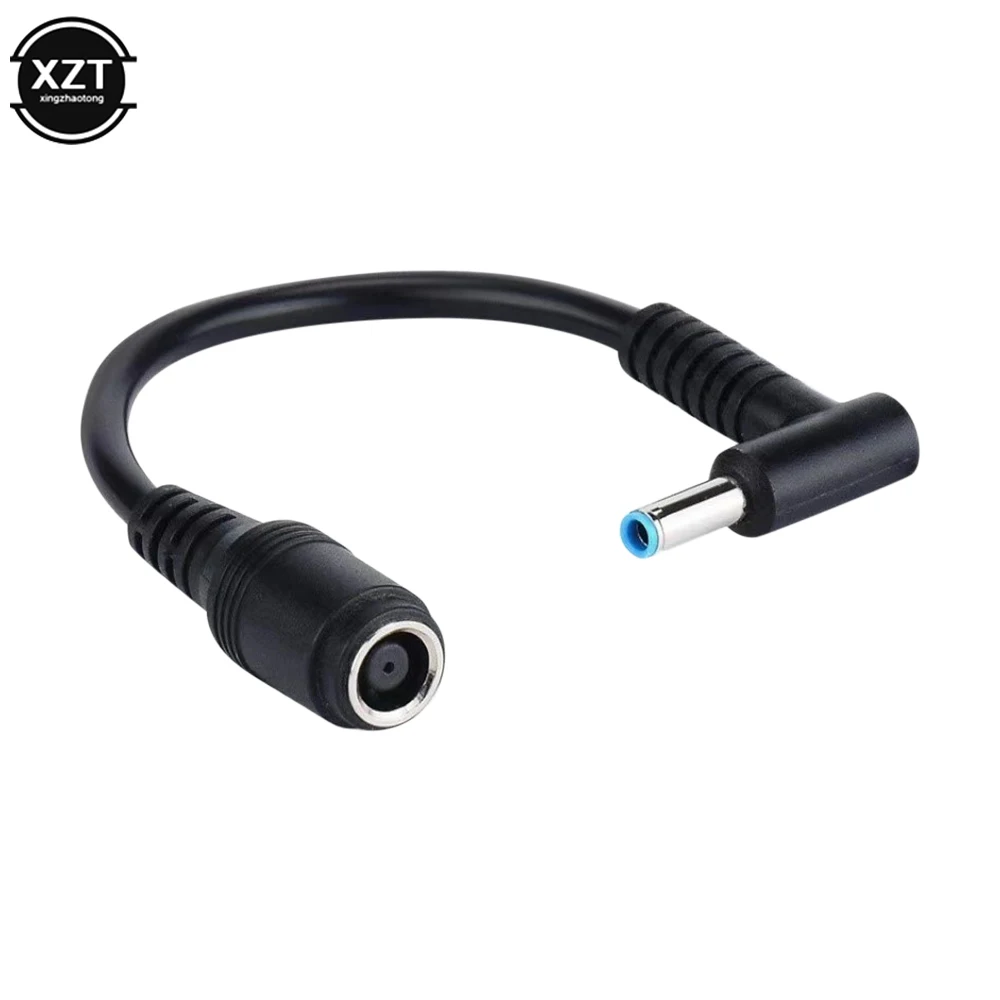 New 7.4mm To 4.5mm DC Power Charger Converter Great Replacement DC Adapter Connector Cable For HP Dell Blue Tips