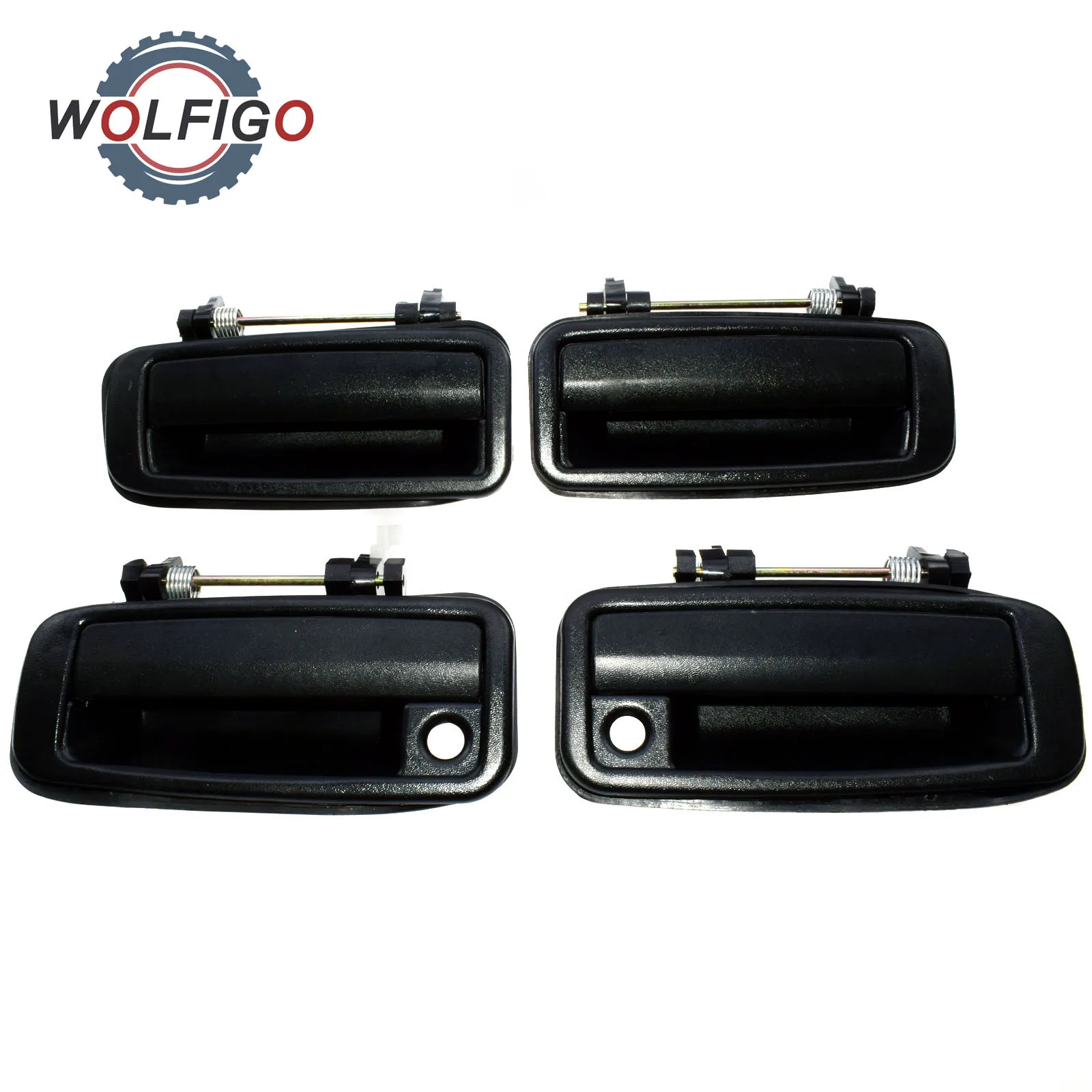 Front Rear Left Right Exterior Door Handle for Toyota Corolla 88-93 Geo Prizm 89-92 6924012110 6923012110 6922012110 6921012110