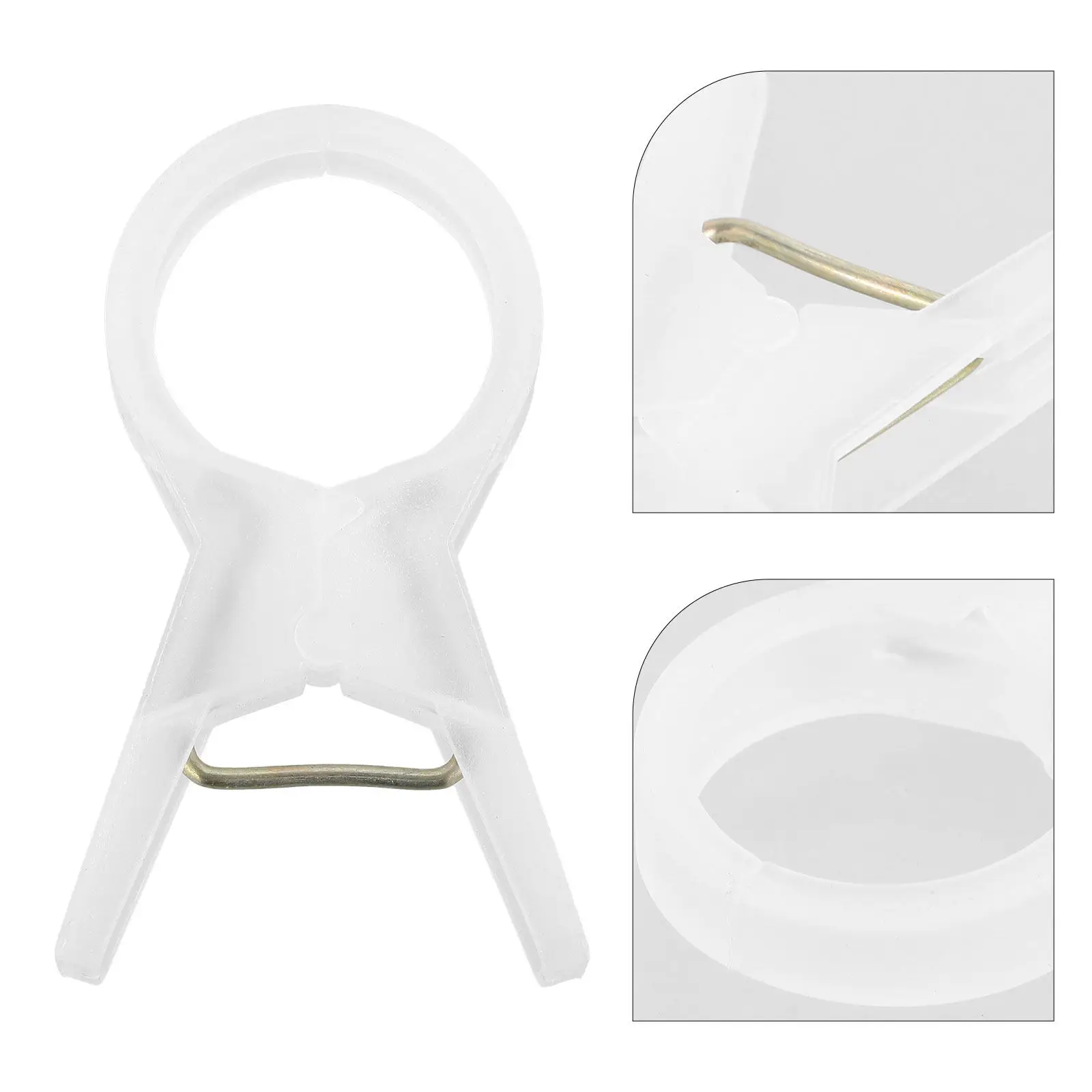 

100 шт. пластиковых зажимов для поддержки растений, садовые фиксирующие клипсы для вьющихся растений, зажимы для поддержки стеблей винограда, клипсы для крепления к опорам-шпалам