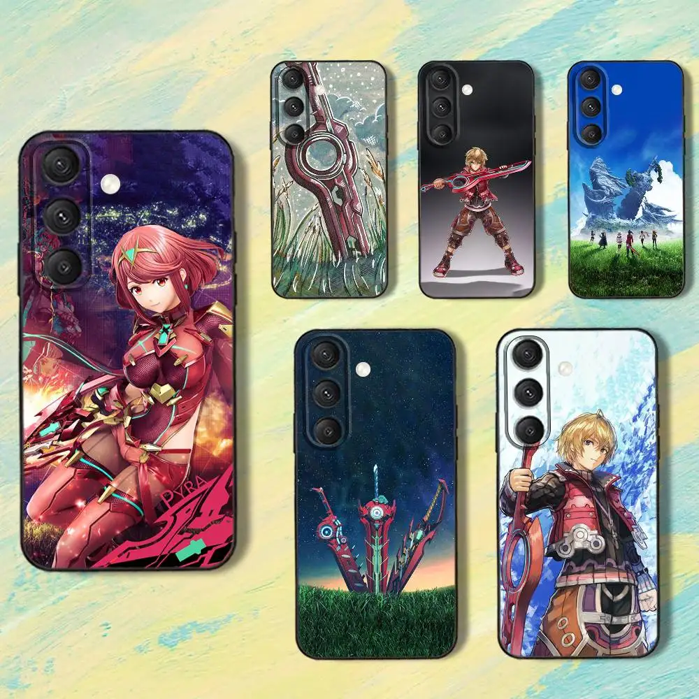 

cool X-Xenoblade Chronicles Phone Case For Samsung S25,S24,S10,S22,S21,S20,S23,Ultra,Plus,Lite,FE,Soft Silicone Black Cover