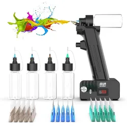 SHANGSE No-Clean Airbrush Kit-30PSI Rechargeable Cordless Quick Spray Portable Tools for Model Painting Furniture Restoration