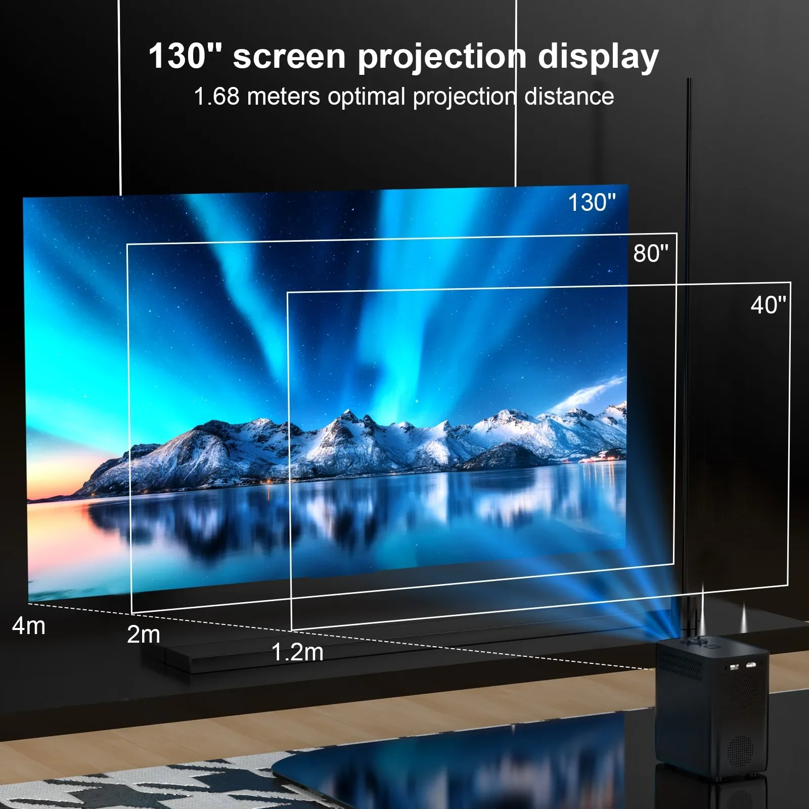 S30MAX-proyector portátil inteligente 4k, dispositivo con Android, Wifi, Bluetooth, de bolsillo, para exteriores, 4K, 9500L, Android 10,0