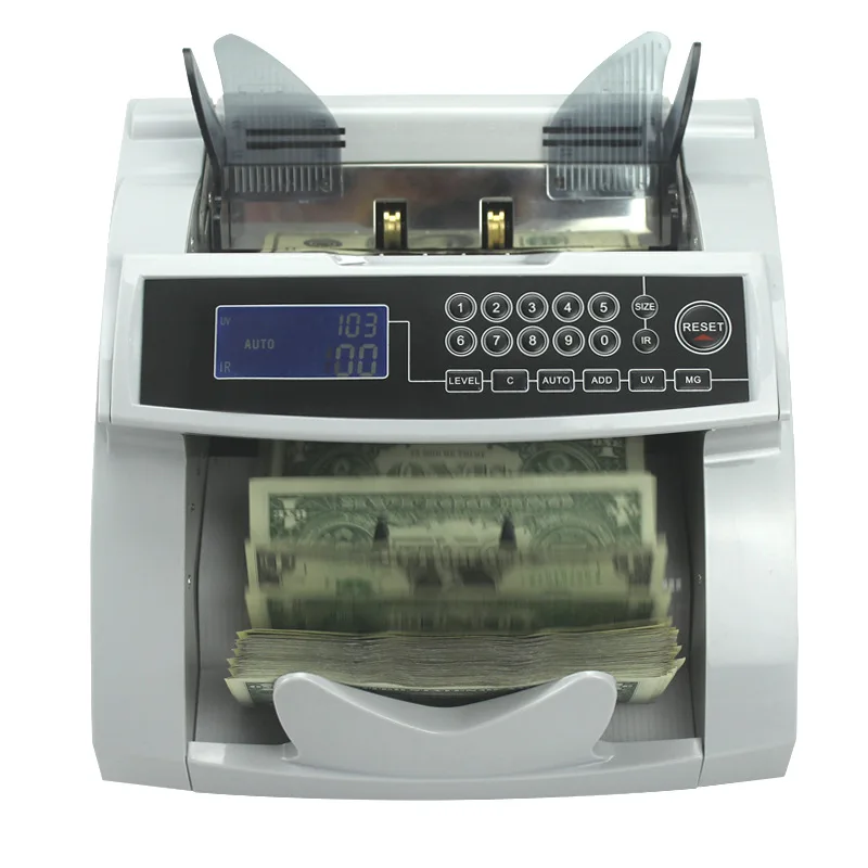 

6200 Money Countign Machine Multi Currency Detecting Bank Bill Counter Banknote EUR USD