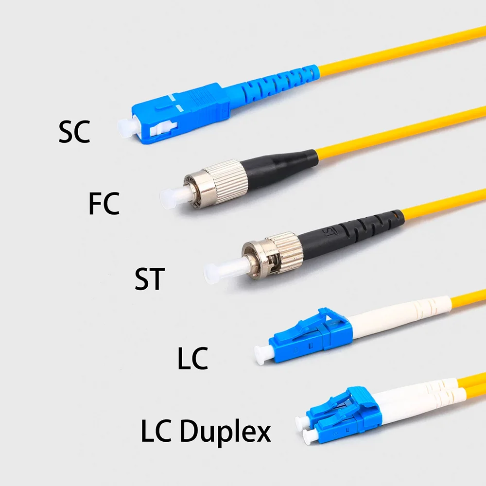 LC/SC/FC/ST UPC Fiber Optical Patch Cable Single mode Simplex Duplex 3.0mm LSZH OS2 Fiber Optic Cord 1m/5m/10/15m/30m