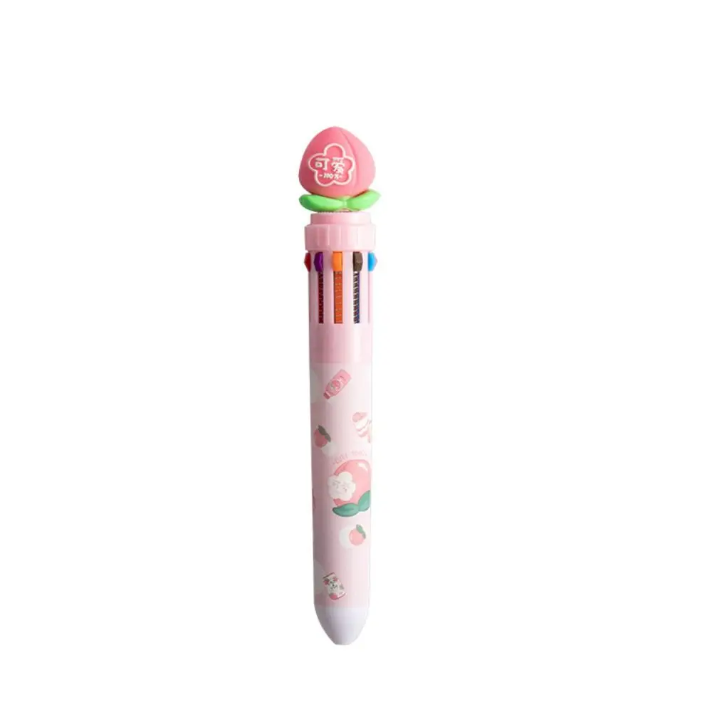 Stronauts/Dinosaurs/Animals 10-Color Pen 10 Colors Ink Silicone Doll Gel Pen Quick Drying Press Type Ballpoint Pen Gift