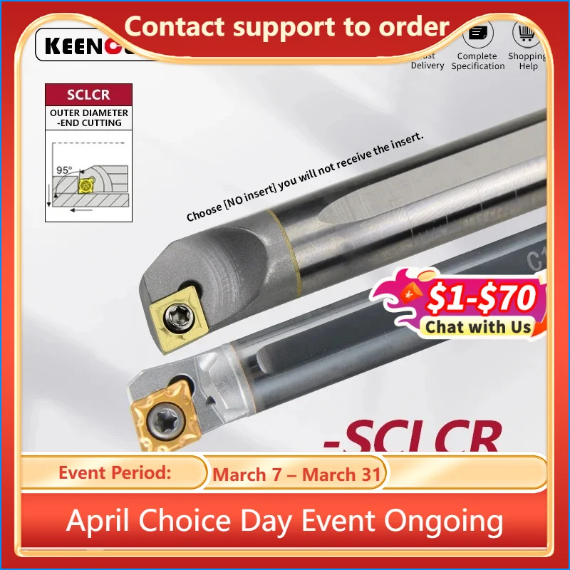Tungsten çelik darbeye dayanıklı SCLCR torna Boring Bar C08K C10K C10M C12M C14N C16Q C20R iç dönüm aracı kesici çubuk CNC torna