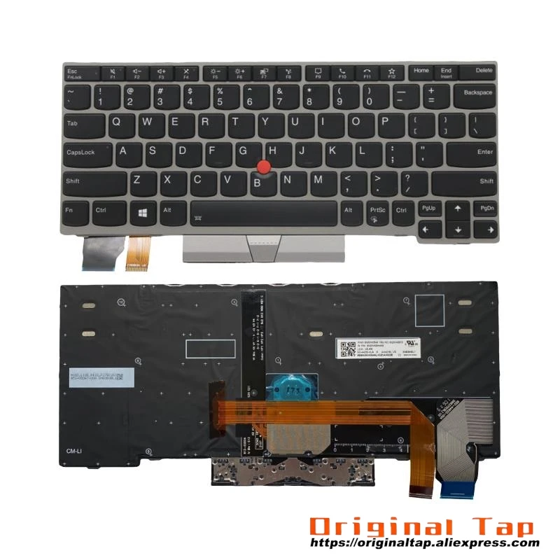 US English Backlit Keyboard for Lenovo Thinkpad X13 L13 Yoga Gen 1 2 5N20W68240 5N20W68276 5N20W68312