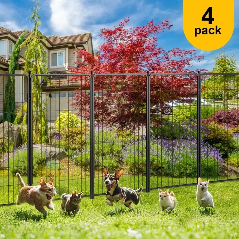 

Heavy Duty Metal Dog Playpen Outdoor for RV & Camping, Garden Fence for Yard Landscape Patio Outdoor Decor,