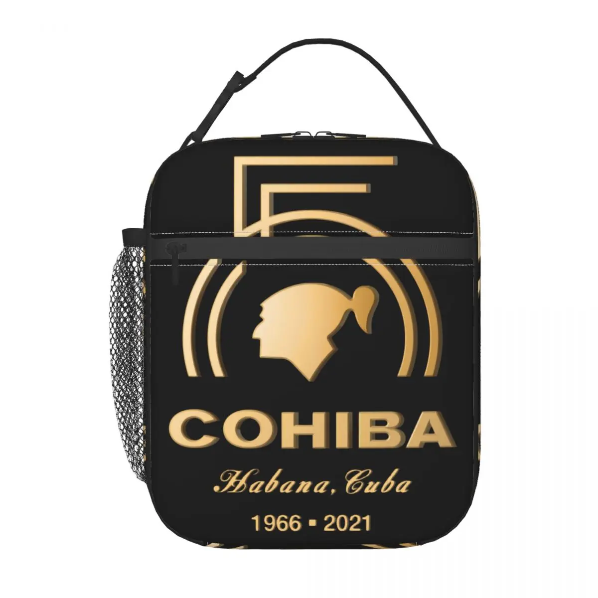 Cuban Cohiba Cigars Insulated Lunch Bag for Women Waterproof Thermal Cooler Lunch Box Kids School Children