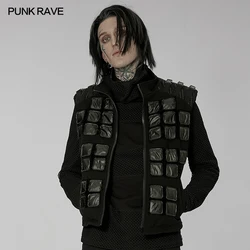 Punk Rave Rock Black Post-apocalyptic style Men's Vest Casual Stage Performance Costumes WY1448