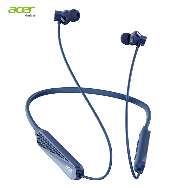Acer Ohr561 Kabellose Bluetooth-Kopfhörer mit Nackenbügel, In-Ear-Design, angenehm zu tragen, Bluetooth 5.4-Chip mit geringem Stromverbrauch, 20 Stunden Akkulaufzeit, speziell für Sport und Laufen